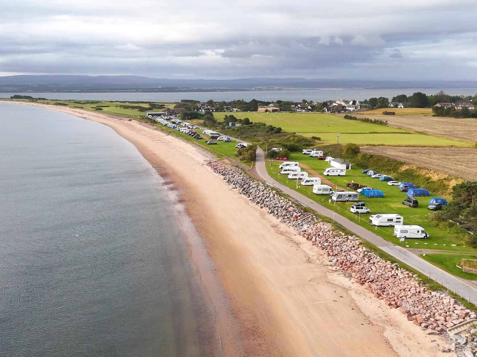scotland beach camping