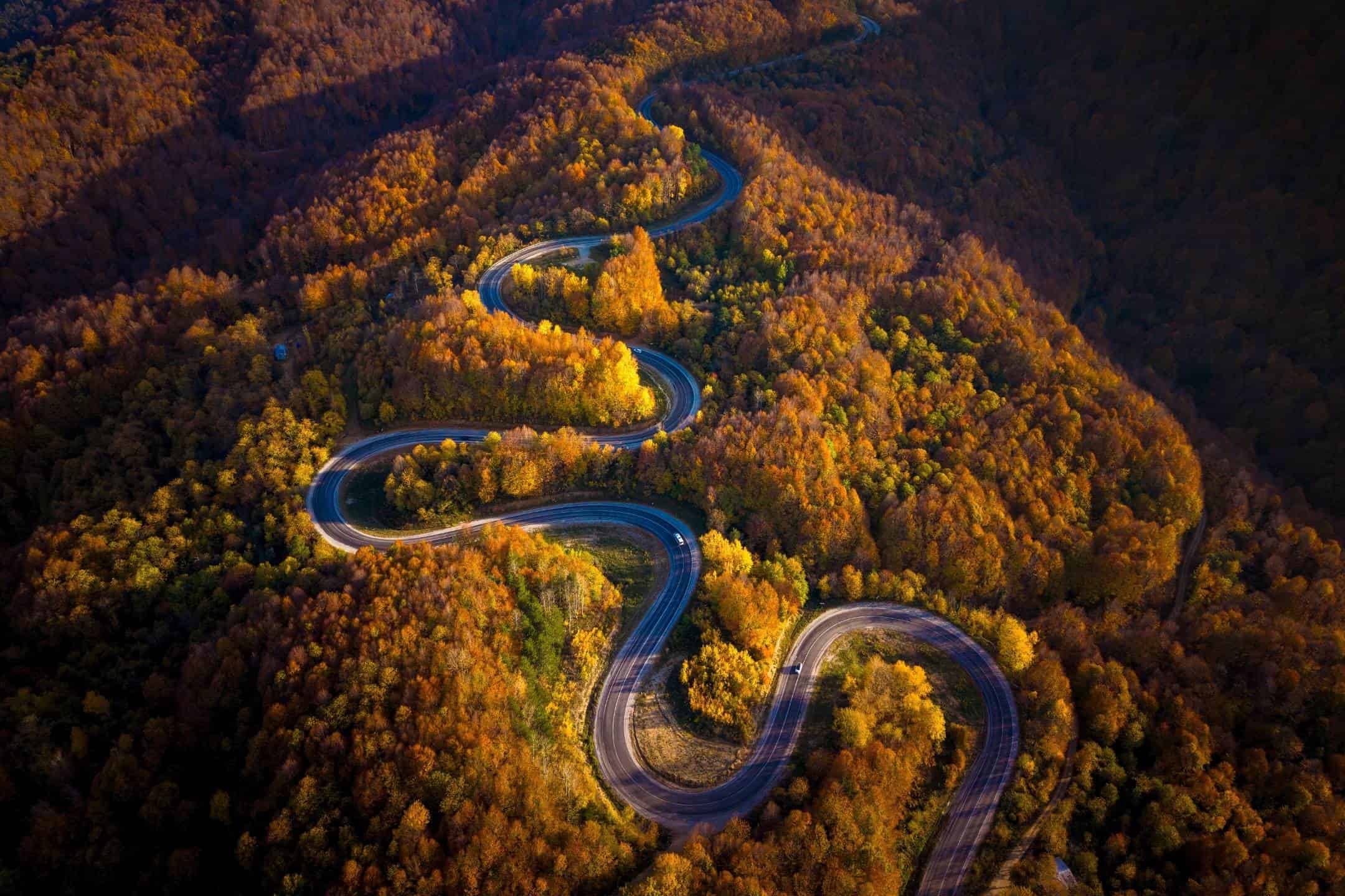 best autumn drives in UK and Europe